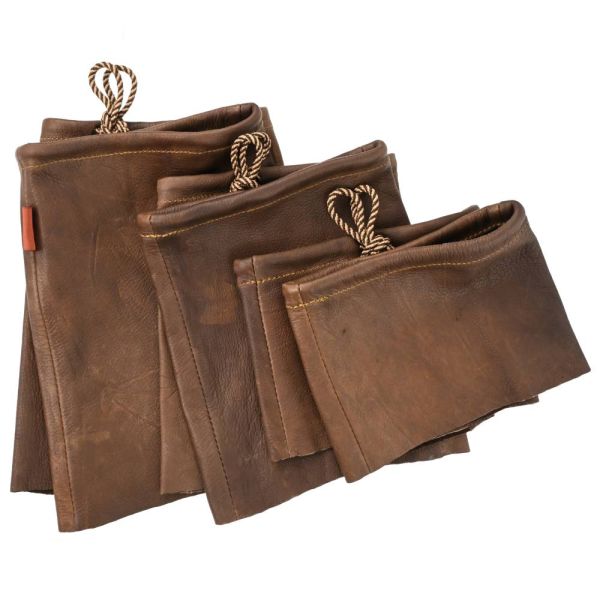 Courteney 130 / 200 / 260 mm Impala Leather Gaiters With Tie Lace