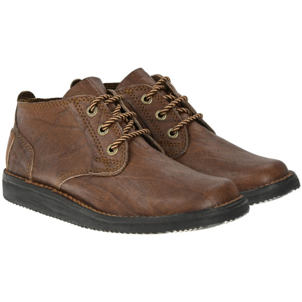 Courteney Vellie in Dark Brown Buffalo Leather